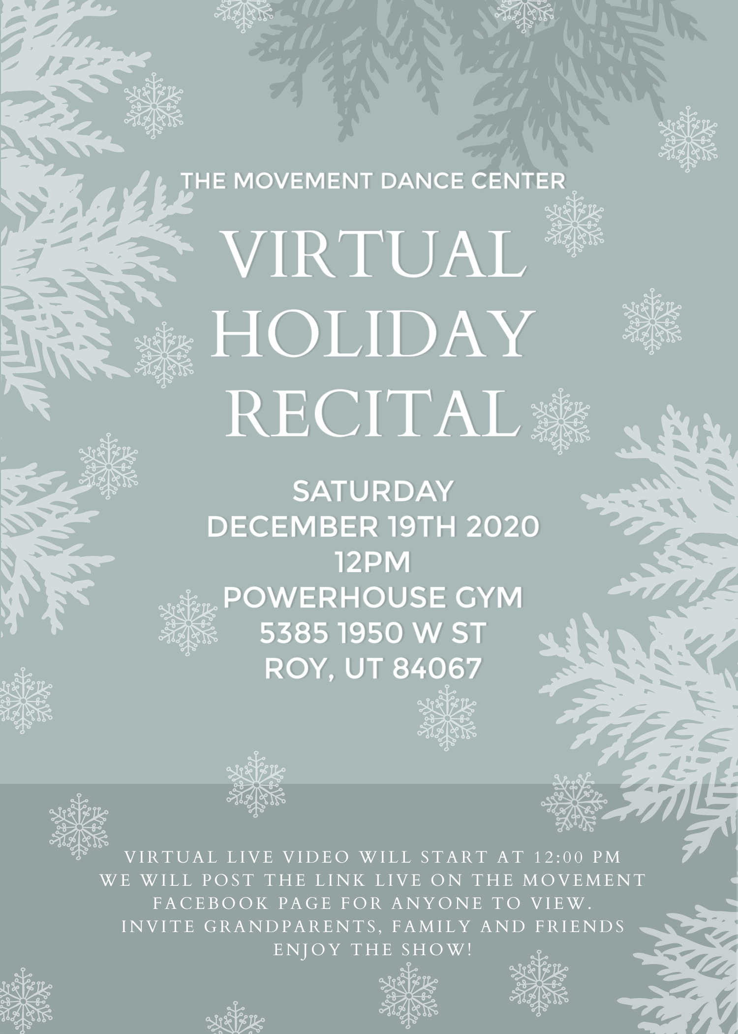 Virtual Christmas Recital